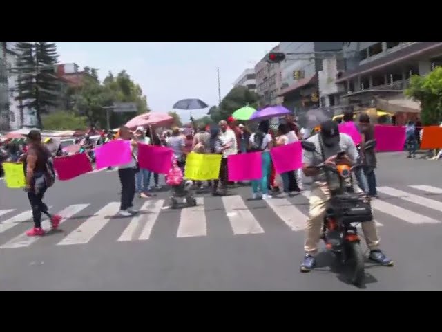 Tras Lograr Acuerdo, Comerciantes Retiran Bloqueo en Anillo de Circunvalación, en CDMX