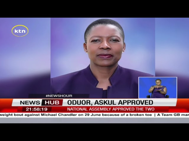 ⁣MPs approve appointment of Beatrice Askul as CS of EAC, Dorcas Oduor as AG