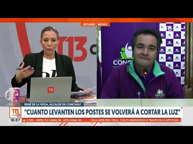 Alcalde de Conchalí: "Las obras civiles están en el piso"