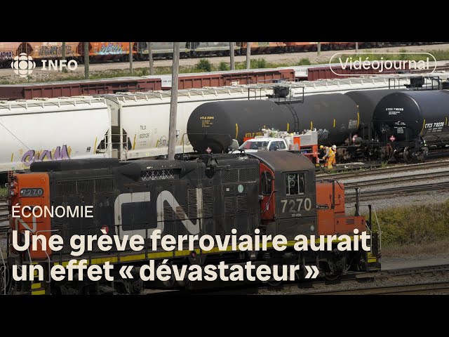 ⁣Une grève ferroviaire aurait un effet « dévastateur »