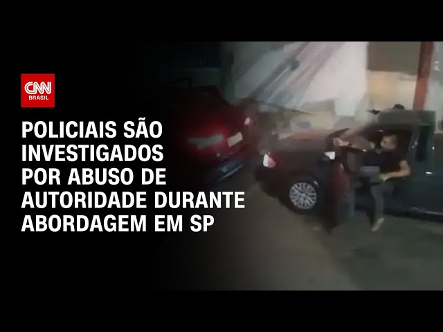 ⁣Policiais são investigados por abuso de autoridade durante abordagem em SP | CNN ARENA