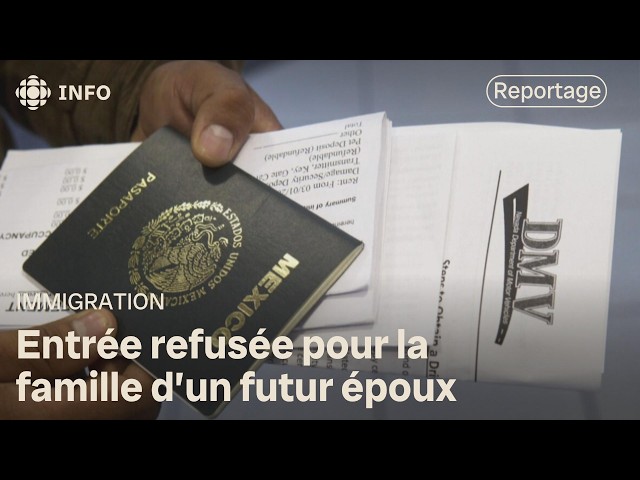 ⁣Visa refusé : un couple contraint de se marier sans la famille mexicaine du futur époux