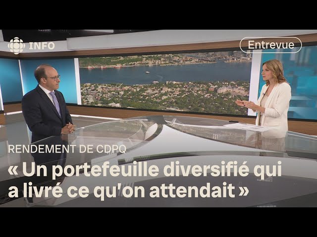 ⁣La Caisse de dépôt affiche un rendement de 4,2 % : entrevue avec Charles Emond | Zone économie