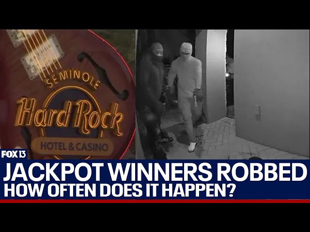 ⁣How often do casino jackpot winners get robbed?