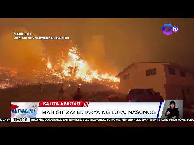 ⁣Mahigit 272 ektarya ng lupa, nasunog | Balitanghali