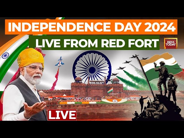 ⁣LIVE PM Wishes 'Fellow Indians' On Independence Day | LIVE Form Red Fort | 78th Independen