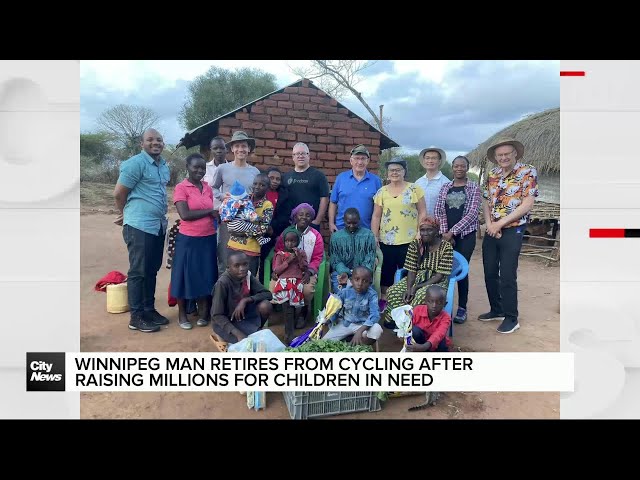 ⁣Winnipegger hanging up the laces after cycling to support orphaned children in Kenya