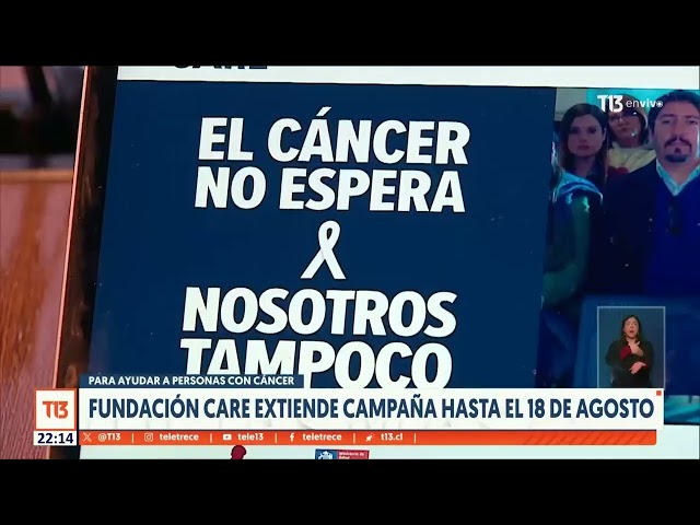 Fundación oncológica Care extiende campaña hasta el 18 de agosto