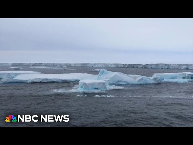 ⁣Why the world’s biggest iceberg is spinning at sea