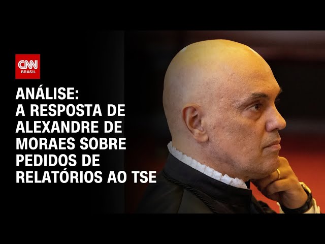 ⁣Análise: A resposta de Alexandre de Moraes sobre pedidos de relatórios ao TSE | WW