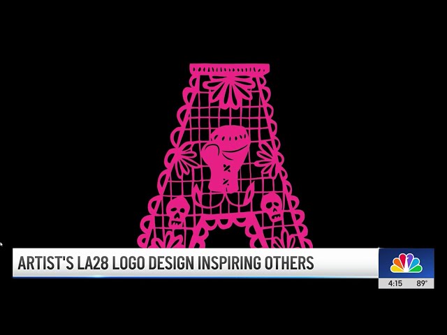 ⁣South Los Angeles female boxer designs 2028 Olympic logo