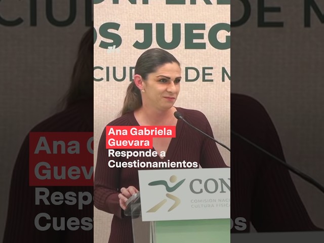 Ana Gabriela Guevara responde a cuestionamientos - N+ #Shorts