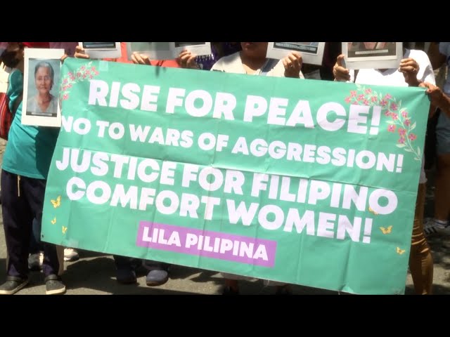 ⁣Families of Filipino 'comfort women' want formal apology from Japan