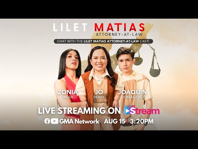 ⁣Kapuso Stream: August 15 2024 | Lilet Matias LIVE w/ Jo Berry, Zonia Mejia, and Joaquin Domagoso