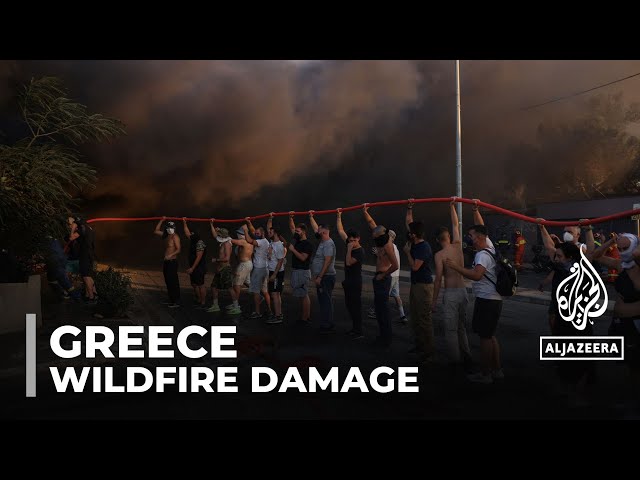 Greece wildfire victims press for compensation from government