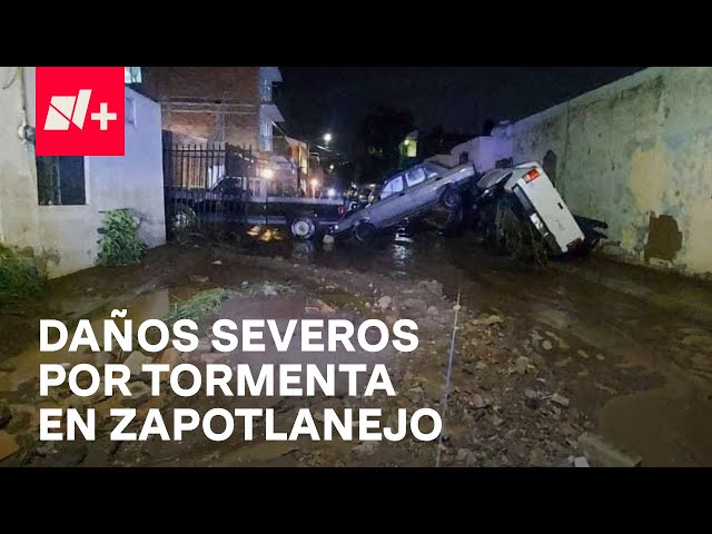 ⁣Tormenta sorprende a habitantes de Zapotlanejo y deja un muerto - En Punto