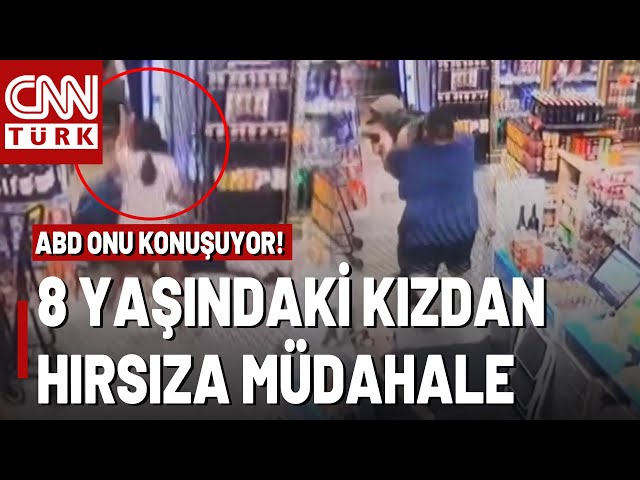 ⁣Hırsızla Boğuşan Babasına Böyle Yardım Etti! 8 Yaşındaki ABD'li Kızdan Cesur Hamle!