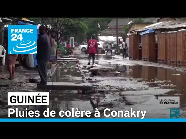 Guinée : des inondations à Conakry provoquent la colère des sinistrés • FRANCE 24