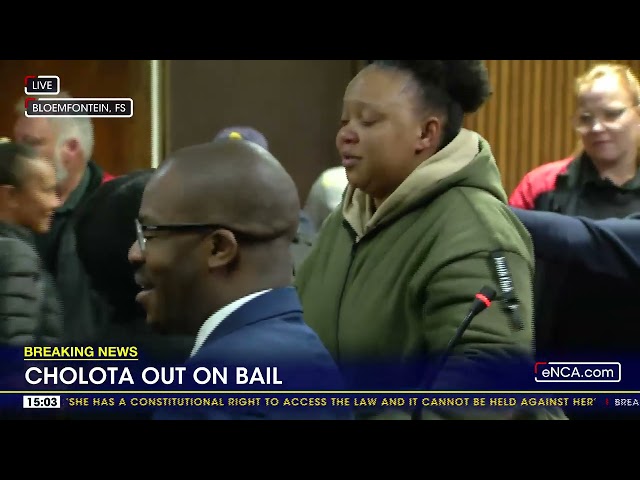 Ace Magashule's former PA Moroadi Cholota out on bail