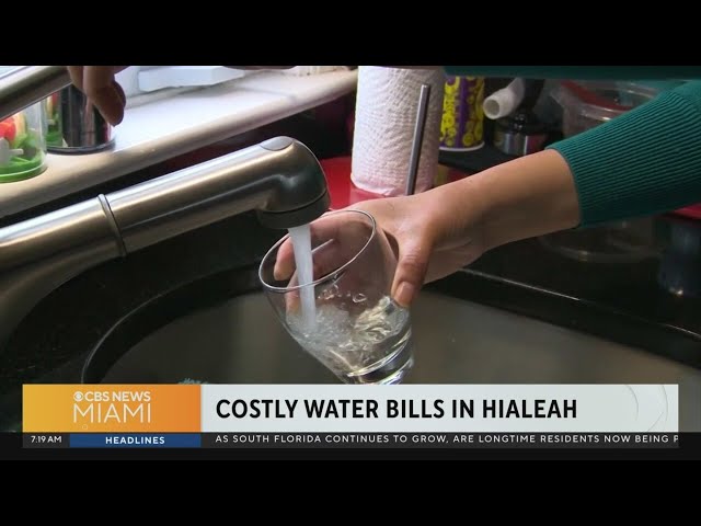 ⁣Hialeah residents demand city leaders to lower costly water bills