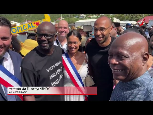 THIERRY HENRY A LA DESIRADE APRES LES JO 2024