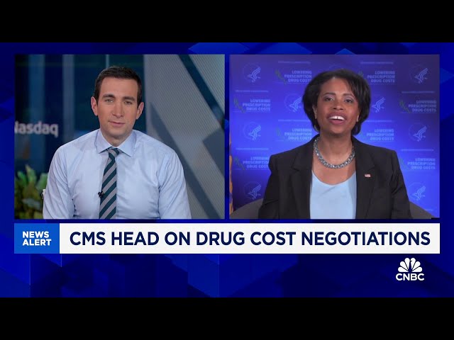 ⁣CMS Administrator Chiquita Brooks-Lasure on drug cost negotiations: This is a historic day