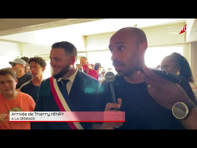 THIERRY HENRY A LA DESIRADE APRES LES JO 2024