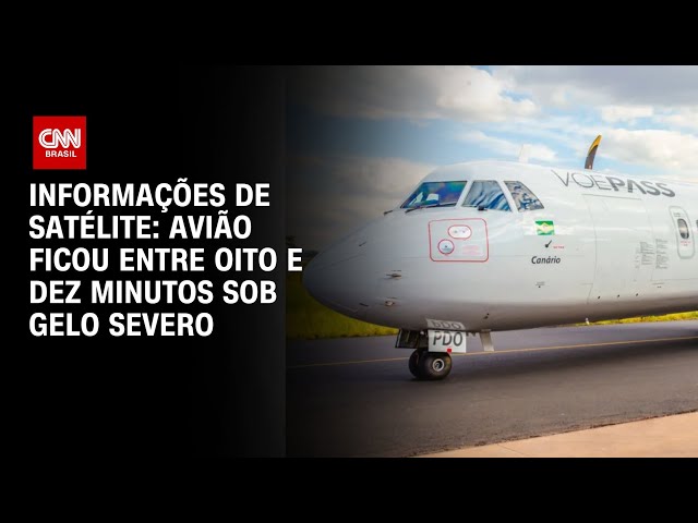 ⁣Informações de satélite: Avião ficou entre oito e dez minutos sob gelo severo | BASTIDORES CNN