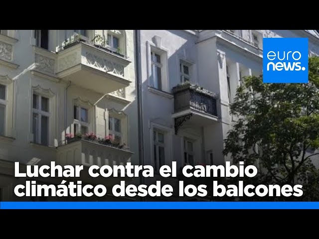 ⁣Los alemanes luchan contra el cambio climático desde sus balcones gracias a los paneles solares