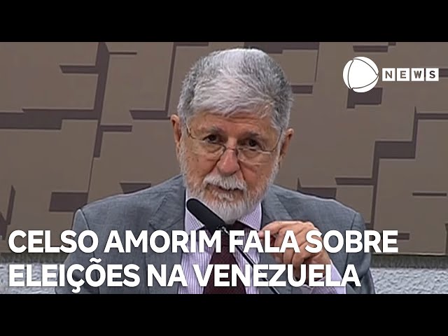 Celso Amorim presta esclarecimentos sobre eleições da Venezuela