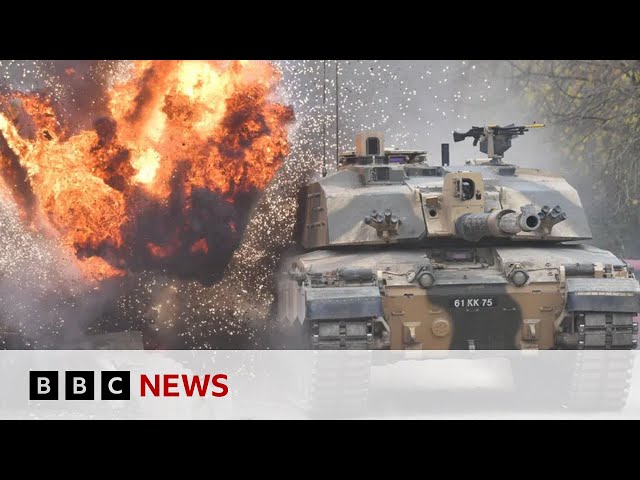 ⁣UK-donated tanks used in Ukraine's Russia incursion, BBC told | BBC News