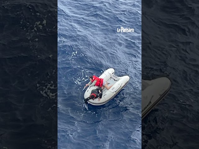 ⁣Un bateau de plaisance en feu, ses six passagers sauvés par un navire Corsica Ferries