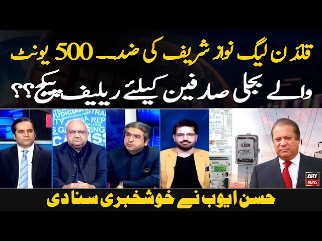 ⁣Quied Noon League Nawaz Sharif Ki Zid. . 500 Unit Walay Bijli Sarfeen Ke Liye Relief Package