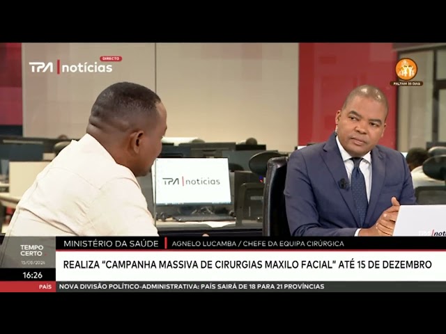 ⁣Ministério da Saúde realiza campanha massiva de cirurgias maxilofacial até 15 de Dezembro