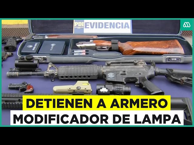 La caída del armero modificador: Incautan más de 20 armas de guerra y municiones en taller de Lampa