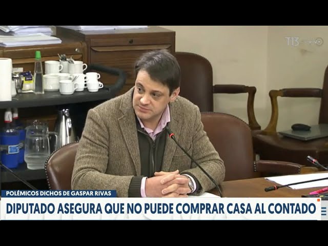 Los polémicos dichos de Gaspar Rivas: "Yo no tengo la posibilidad de comprar una casa"