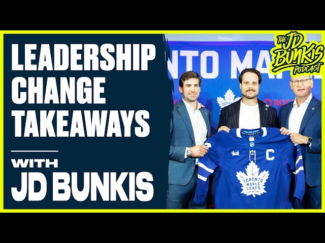 ⁣Things We Missed From the Leafs Leadership Change | JD Bunkis Podcast