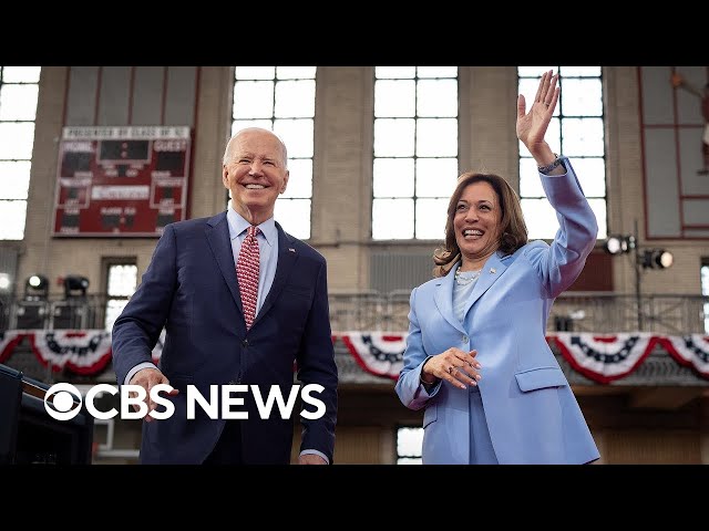 ⁣Watch Live: Biden, Kamala Harris make first joint appearance since Harris secured nomination