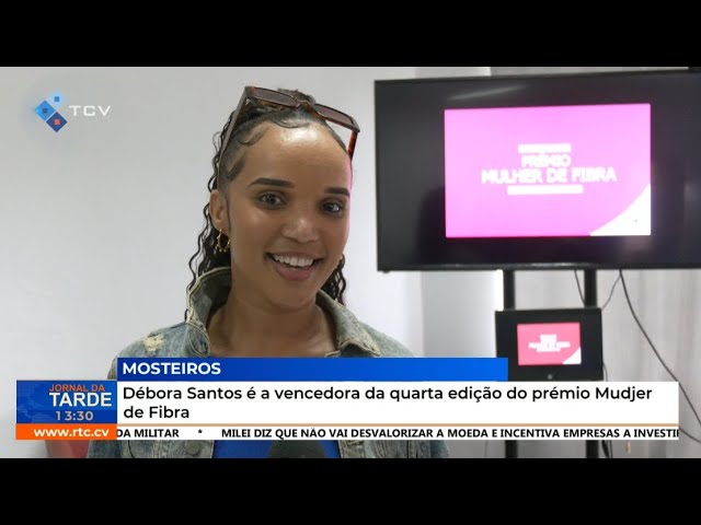 ⁣Débora Santos é a vencedora da 4ª edição do prémio Mudjer de Fibra