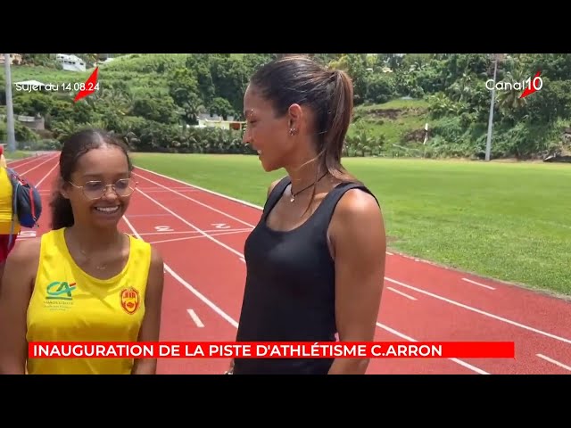 LA NOUVELLE PISTE D'ATHLÉTISME Christine AARON