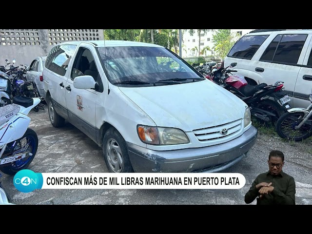 ⁣Confiscan más de mil libras de Marihuana en Puerto Plata