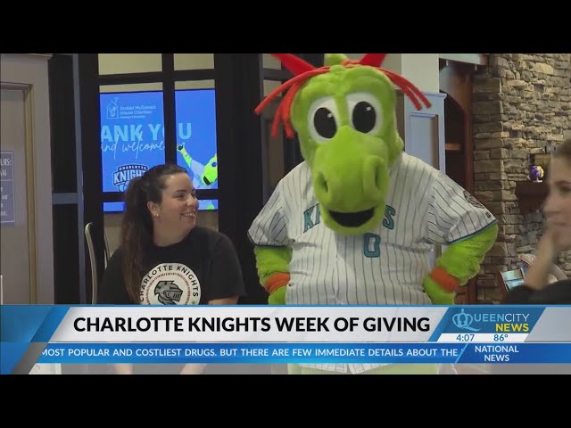 ⁣Charlotte Knights Week of Giving: Ronald McDonald House Charities