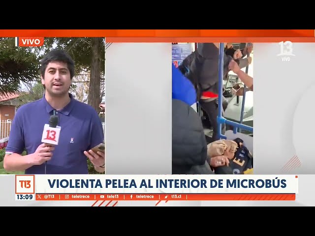 Violenta pelea al interior de microbús en Valparaíso