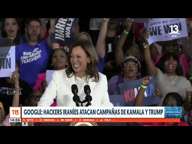 Google: Hackers iraníes atacan campañas de Kamala y Trump