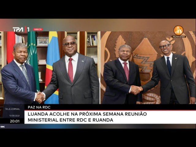 ⁣Paz na RDC - Luanda acolhe na próxima semana reunião ministerial entre RDC e Ruanda