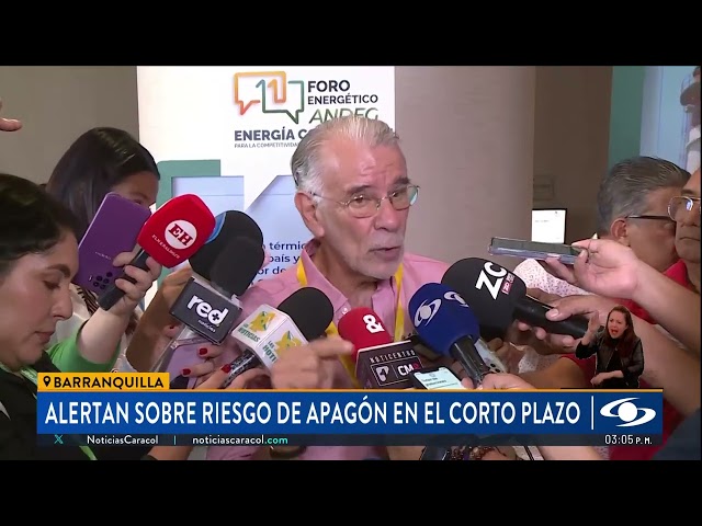 ⁣Gobernador del Atlántico advierte riesgo de apagón en corto plazo durante Foro Energético