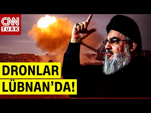 İsrail Dronları Lübnan'ın Tepesinde! İşte Verdikleri Hizbullah Mesajı...