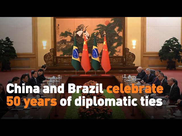 ⁣China and Brazil celebrate 50 years of diplomatic ties