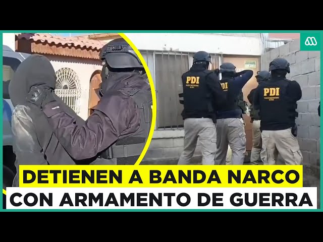 ⁣Banda del norte de Chile tenía armas de guerra: Vendían droga a metros de un jardín infantil