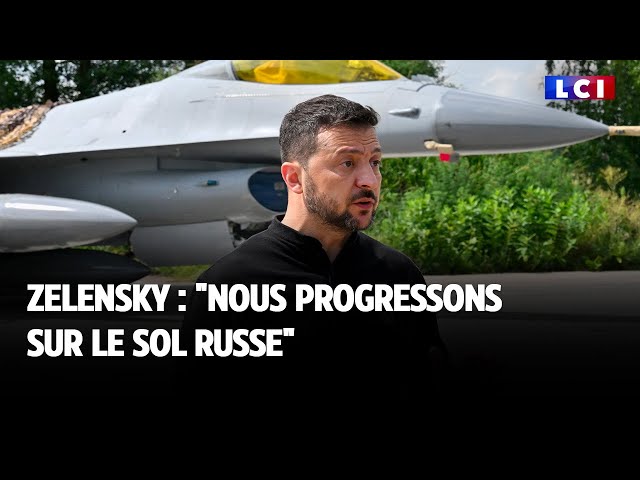 Zelensky : "Nous progressons sur le sol russe"